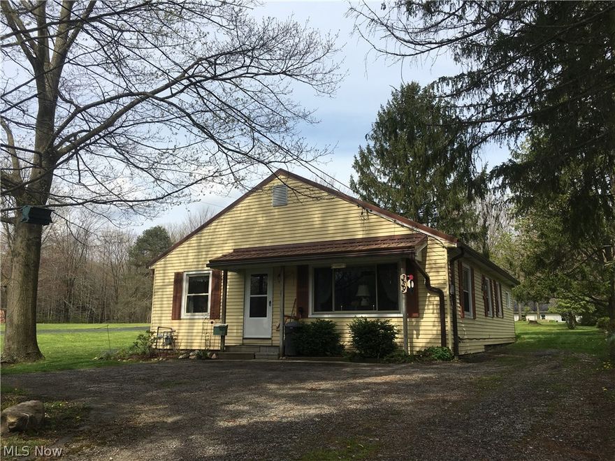 Cute and Cozy! This three bedroom one bath home offers one floor living on just over a half acre in the City of Chardon. 
Enjoy a cold drink while sitting in the three season room that overlooks the private back yard. New roof in 2015, Hot water tank in 2014, Furnace is less than 10 years old. Just awaiting your personal touches. Schedule your showing NOW!