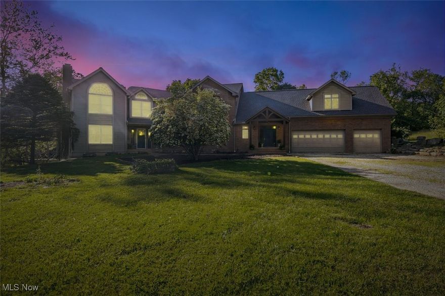 This charming, well-appointed home sits on an expansive 20-acre private lot. The property features approximately 6000 sqft of spacious living offering 5 bedrooms and 6 bathrooms. 

The home boasts a gourmet kitchen with custom maple cabinetry, high-end appliances and a butler's pantry, perfect for the aspiring chef. Two wood burning brick fireplaces create a cozy ambiance throughout the living spaces. Hardwood oak floors add warmth and elegance to the interior.

Beyond the main living areas, you'll find a versatile library and office, ideal for remote work or studying. The bonus room provides additional flexible space. An in-ground pool, perfect for warm weather relaxation, is complemented by a large, multi-tier deck.

The property also includes a 3-car oversized garage, a 4-stall barn, and an enclosed corral, catering to those with equestrian interests or storage needs. Additionally, a garden shed offers extra space for tools and equipment.

This quality-built home has been thoughtfully updated, with a new roof and a new air conditioning unit, ensuring comfort and efficiency. The blend of indoor and outdoor living spaces, along with the numerous amenities, makes this an exceptional offering.