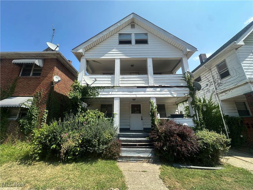Check out this large duplex. 2 bedrooms and 1 bath in each unit. Sold as is. Buyers contact your Realtor to view and to make a formal offer (verbal and text/email offers not accepted). No assignments, wholesaling, seller finance or subject to offers.