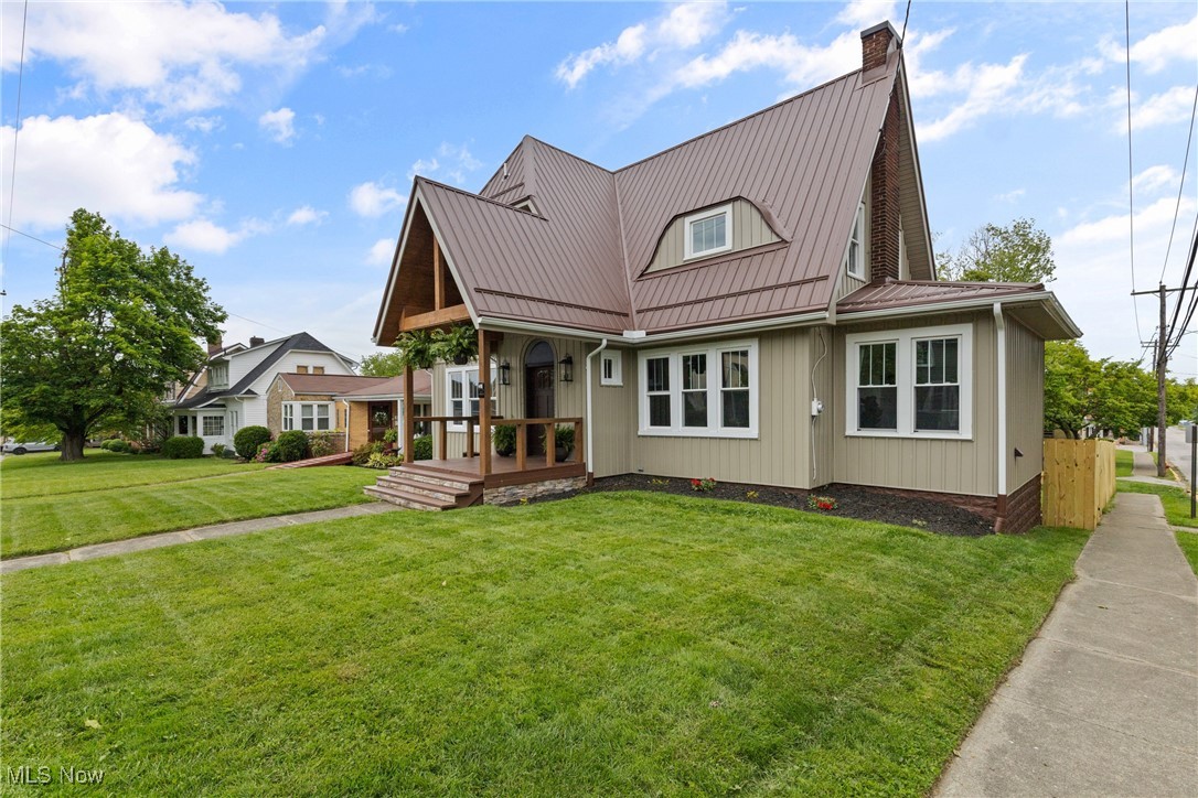 Welcome to 3652 Brightway Street, a beautifully renovated 3-bedroom, 2-bathroom home located in the heart of
Weirton, WV. This 1,778 sf residence offers a perfect blend of classic charm and modern upgrades designed for today’s
lifestyle. Upon arrival, you are welcomed by the newly constructed vaulted wooden porch, offering a spacious and inviting
feel which enhances the homes curb appeal while providing an elegant aesthetic. The brand-new board and batten siding,
new windows, new exterior doors, provides enhanced versatility while also being durable and energy-efficient. Inside,
the home boasts a fully remodeled kitchen which is anchored by a professional range and granite countertops. The home
also offers contemporary lighting, stylish window dressings, and updated flooring throughout. The spacious family room
in this home serves as a true centerpiece for both everyday living and entertaining. Anchored by a cozy gas fireplace, it
offers a warm and inviting atmosphere year-round. The main floor laundry adds a level of convenience and efficiency that
enhances daily living. Both full bathrooms have been completely renovated with modern finishes. Mechanically, the home
has seen comprehensive upgrades, including a new HVAC system, updated plumbing and electrical systems, and a newly
installed main water line, providing comfort and peace of mind. The exterior spaces are equally impressive, featuring
newly built upper and lower decks ideal for entertaining or relaxing outdoors. The grill area completes the outdoor space,
making it easy to enjoy quality time with friends and family in your fenced yard. The detached two-car garage has been
revitalized with a new metal roof, updated siding, and a new garage door. Located in a quiet neighborhood, this home
offers turnkey living with all the hard work already done. Don't miss your chance to own this fully updated gem at 3652
Brightway Street—where comfort, style, function and charm come together beautifully.