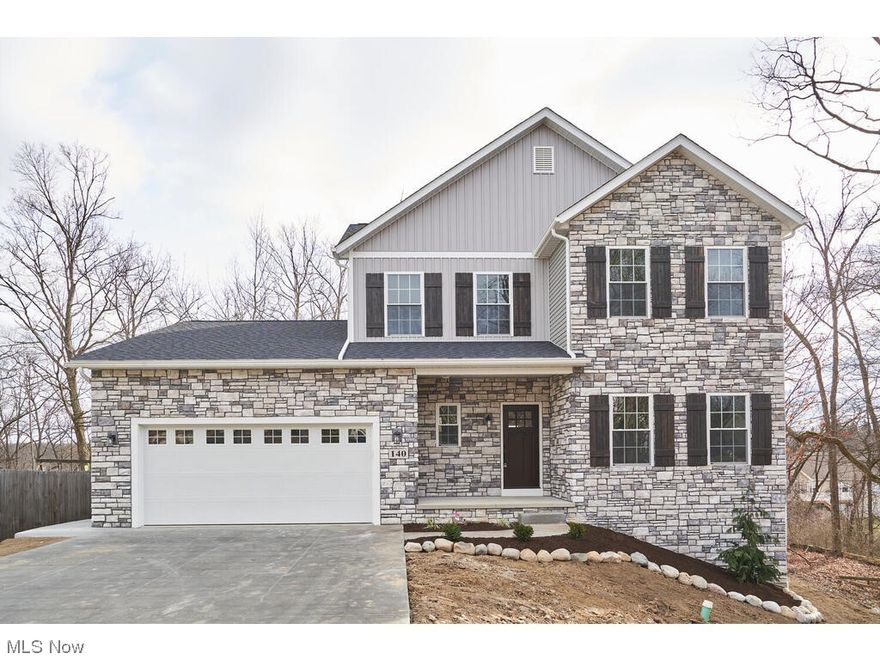Welcome home to this beautiful newly built home, located in charming Medina, OH. Upon entering, you'll be greeted by luxurious vinyl flooring that invites you into the Great room that showcases a gorgeous stone fireplace, and plenty of windows that frame the wooded views. The modern eat-in kitchen comes equipped with stainless steel appliances, gold hardware, and a walk-in pantry. The first floor includes a spacious owners' suite with walk-in closet and private access to the back deck. You'll also find a first-floor laundry and an office. The upper level, not only offers 3 spacious bedrooms but also a loft for additional living space. If that's not enough, head downstairs to the ideal layout for entertaining. Here you will find plenty of open space, an extra bedroom, and a wet bar with a built-in wine cooler. To top it off, the walk-out basement extends the entertainment options with a private covered patio. This home is located near, parks, shopping, schools, and more! Call for a private tour today!