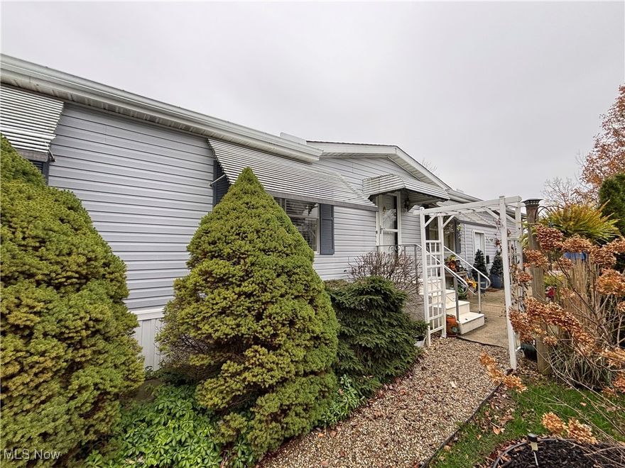 Don't miss out on this EXTREMELY WELL MAINTAINED, single floor living!  Owners have treated it like their first baby.   Move in ready home includes but not limited to WALK-IN SHOWER with transferrable warranty 2021, LVT FLOORING 2023, CARPET 2018, OUTDOOR SHED and ROOF 2024.  Furnace and C/A serviced every year since owner has lived there. Pride of ownership shines in this fabulous ranch style home.  2 possible, 3 BR, 2 BA, spacious kitchen with island and plenty of cabinets, generous size bedrooms, main bedroom with walk-in closet leading to gorgeous 3 season room.  3 season room overlooks the peaceful woods and nature behind.   Excellent spot for your morning coffee or just kicking back with a good book or gather with friends and family.  Seller is including washer/dryer, refrigerator, range, microwave, and dishwasher.   Sellers are downsizing.  Home being sold as is-no repairs.  Inspections welcome however, for buyer's knowledge only.

A one-time nonrefundable pet charge will be charged at time of lease signing (if applicable) for CCS & 
CCSII Rental & Lease Optioned homes only.  A fee per month per pet fee will be charged for a maximum of 2 pet per home (if applicable) for CCS & CCSII Rental & Lease Optioned homes only.  See 'PET SCHEDULE' for complete guidelines in 'Camelot Village Community Guidelines' provided in supplements.