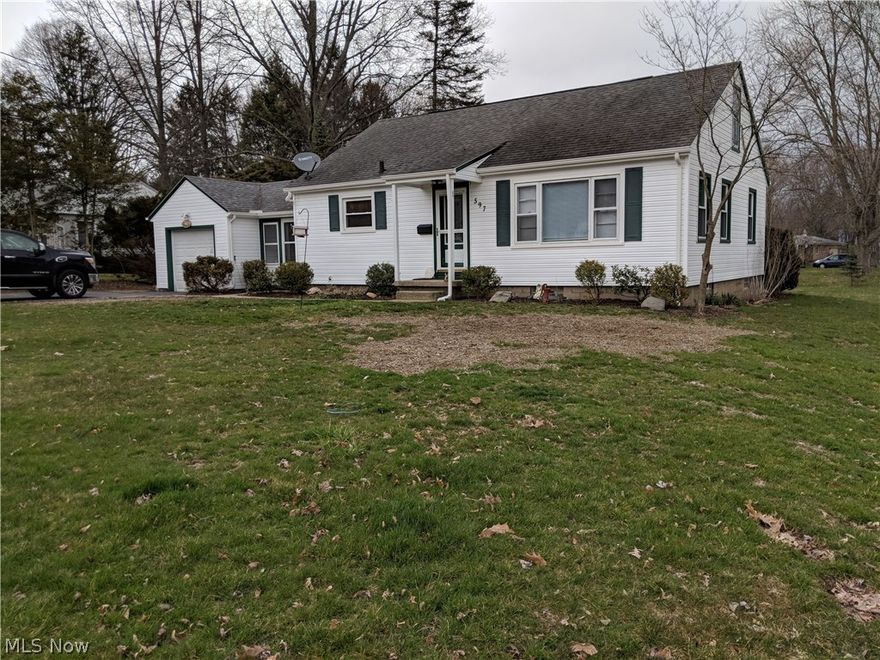 Wonderful 2 bedroom, 2 bathroom ranch home with many updates including finished basement level that offers a large family room & craft or music room, laundry room & storage utility room. Exceptional amount of storage, cabinets & closets in this home. Dimensional shingled roof and vinyl siding with gorgeous landscape and huge back yard that can be accessed from the side street as well, almost half acre lot that is 90' wide by 197' deep. There is a yard barn tucked into the back corner of the lot & an awesome outdoor patio for grilling, dinners, entertaining or relaxing! 1 car garage & blacktop driveway for side by side parking is a plus. Breezeway is used as a 3-season room & leads into garage or kitchen or down into the finished basement level or out to the rear patio and grilling area that also features a fire-ring. Newer high efficient furnace & air conditioner as well as a radon mitigation system already installed for peace of mind. Kitchen was remodeled with hard surface countertop