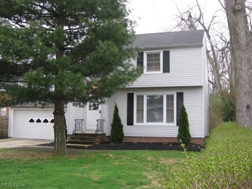 Meticulously updated colonial! The spacious living room features surround sound speaker wire and hardwood floors that continue into the formal dining room with built-in shelving and drawers. The updated kitchen has plenty of counter and cabinet space, a breakfast counter, walk-in pantry and stainless steel dishwasher and stove. The den features built-in book shelves and is located off the dining room. There are four spacious bedrooms on the second floor with the master bedroom featuring a walk-in closet and sitting area. The partially finished basement has large recreation room as well as a laundry area with washer and dryer and plenty of storage room. Perfect for summer entertaining is the private park-like backyard with patio featuring a gas grill with gas line and outdoor speakers. The two car garage is extra deep to allow for extra storage. The speakers in the garage and bathroom also stay with the home. Great location and move-in ready!  Also available for sale.