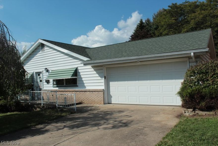 ranch nestled in a nice area. Much curb appeal. Huge living room with wb fireplace. Three huge bedrooms, huge formal dining room, huge eat-in kitchen. sold as is.