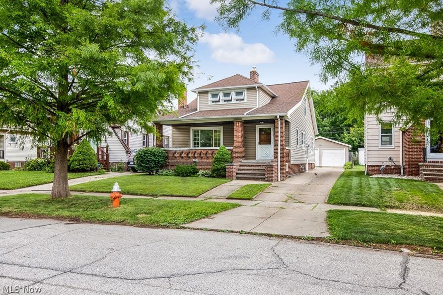 Welcome to this Beautiful, Roomy, West Park Bungalow in the heart of Kamms Corners area! The home welcomes you with gleaming hardwood floors through- out most of the home ,Adding to its charm! All appliances will stay with the property. Updated Furnace, A/C, and Electrical! Newer roof and replacement windows including glass block in the basement! Four large bedrooms, The Mstr bedroom upstairs has a beautiful full bath with Granite countertop, Kraftmaid cabinets and porcelain flooring. The home also has a newer 2 car garage and a wonderful front porch to relax on. Situated in the Heart of Kamms Corners area the home is also a easy walk to the Rapid station for your downtown commute.