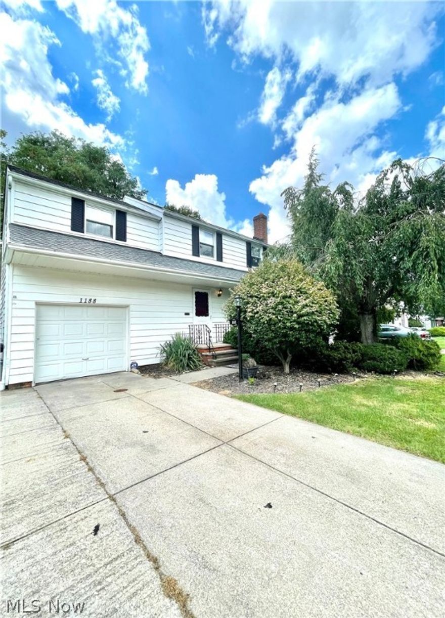 Welcome to 1188 Brainard Rd! This 3 bedroom colonial greets you with a cozy living room with a fireplace. A large bay window which allows natural lighting. This home features three large bedrooms carpet in the bedrooms and hardwood floors throughout the house. This house includes a large family room that leads you to a fenced in backyard with deck. Come and check out your future home!