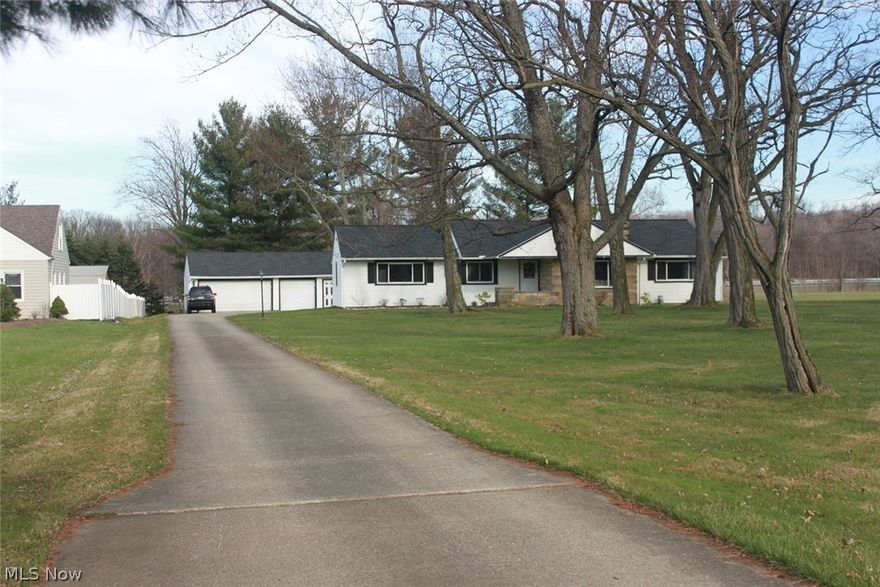 Spacious Strongsville Ranch With 3 Bedrooms and 2.5 Baths On 1.5 Acres * 3 Car Detached Garage And 1.5 Car Attached Garage * Living Room With Stone Fireplace * Master Bedroom With His and Her Closets And A Full Bath * Price Reflects Foundation Issues And Is Sold As Is *