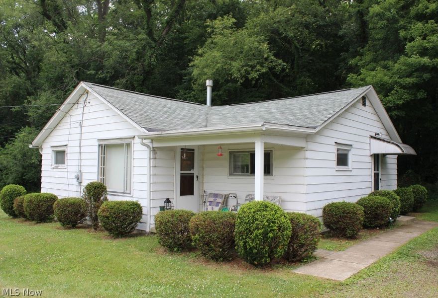 Delightful quiet & private setting on .864 acre, dead end street* Spacious kitchen, eating area & master bedroom* Furnace, A/C, H20, shingles (single layer) approx. 10 years* Softener 2009* Basement with glass block windows & shower* Updated exterior doors* Covered porch* Detached 1+ car garage* Home warranty provided* Well & Septic inspection completed* Immediate possession* Parcel was split from 5102838 and was assigned a new parcel number* Taxes to be determined*