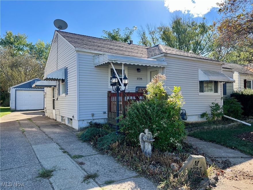 Charming 3-bedroom, 1-bath ranch just around the corner from the shores of Lake Erie and Lakeview Park (tennis courts, baseball fields, Rose Garden, and Lakeview Beach). This home features hardwood floors throughout, a bright and comfortable layout, and a full basement for added storage or future living space. Outside you'll find a covered porch with plenty of potential, a one-car garage, an extra storage shed, and a spacious backyard. Schedule your showing today!