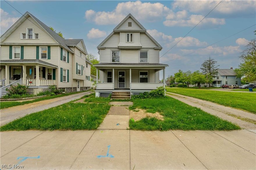 This large Colonial would make a great home, or an investment opportunity! This home features 3 bedrooms and 1 & 1/2 baths. The kitchen has lots of cabinets for storage, a stove and dishwasher. An enclosed porch is great for relaxing with your favorite beverage. The seller is giving a $2,000 carpet/flooring credit so that you can pick your own. With a little TLC this home has loads of value add potential. Please schedule your private showing today!
