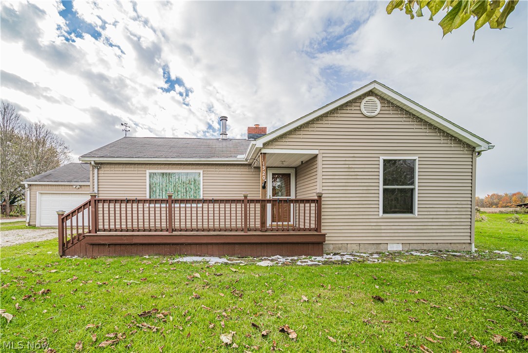Here is an opportunity for quiet country living! 3 beds, 2 bath ranch home. Original home is on a crawl space. Addition added (2008) with full basement. Features include a 2 car attached garage and a detached extra room for recreation or storage space, Above ground pool (liner needs replaced and will be left at the home for future home owner), deck, porch. This home has a 1st floor laundry/mudroom, loads of storage, wood burning stove in living room, water softener. Call today to take a look! All offers will start being reviewed Friday 11/5/2021