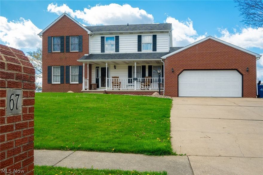 Welcome home to this 3-bedroom, 2-full and 2-half bath colonial in Girard.  Situated on a nice corner lot this home was built for entertaining. Featuring two living rooms with fireplaces, you can host all the holiday parties and have room to spare. The beautiful brick patio is perfect for the upcoming summer BBQ season and summer gatherings.  Upstairs there are three large bedrooms with a nice master suite.  The basement is partially finished and also has a half-bath.  Call today so you don't miss out on this great home!
