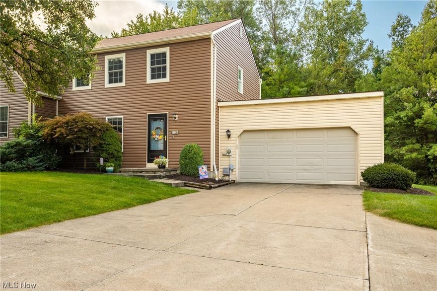 This Updated three bedroom North Royalton condominium is the one you've been looking for! It has all the features you want in a home and all the conveniences of condo living! You will LOVE the welcoming foyer, stylish decor including new carpet and flooring, open layout, 1st floor half bath, a spacious eat in kitchen with granite counters, as well as a separate dining room for more formal occasions. Downstairs The recently finished basement features a rec room, additional finished area, and the utility area with abundant storage is accessed through the convenient sliding barn door. Upstairs you will find a full bathroom, 3 bedrooms, including a spacious primary bedroom with walk in closet. Outside there is a two car attached garage, and the multi level deck off the kitchen is a perfect outdoor living/entertainment area! This rare end unit with a full basement is conveniently located to shopping, dining, and highway access which make this the perfect place to call HOME!