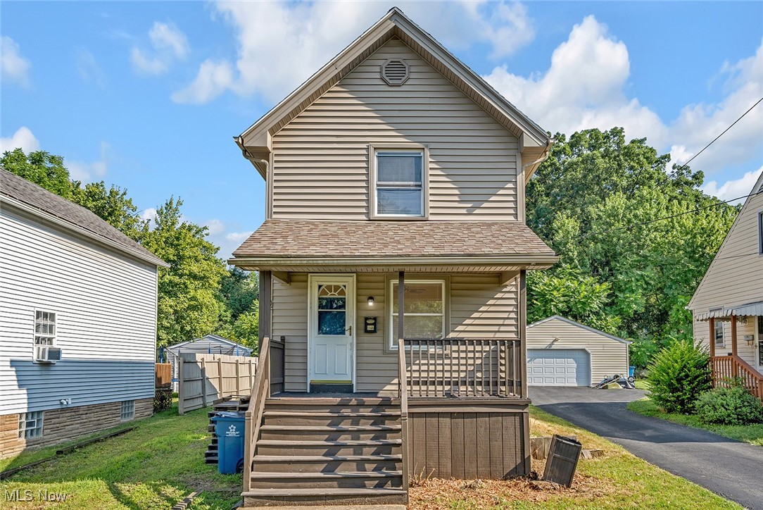 Welcome to this delightful 2-bedroom, 1-bathroom gem in the city of Girard! With attention and care the home has been kept up with and well maintained. Recent upgrades include a brand-new water meter and sump pump, newer roof, siding and added detached garage out back. Indoor renovations have begun leaving you a beautiful canvas to work with! The updated open kitchen allows for ample space to entertain, with a sliding glass door entry to the secluded backyard. Relax in a quiet neighborhood with both a front and back porch, ideal for your enjoyment. Don't miss out on this fantastic opportunity! 1-year home warranty provided for peace of mind! Dont miss out on this one! Call to schedule a showing today!