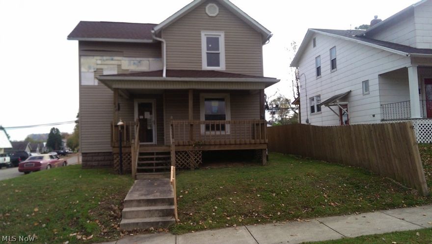 A nice fixer upper with a lot of updates done or in progress. Kitchen has been totally remodeled. Has newer windows and roof. There's a deck in the rear and a porch in the front to set and enjoy the outdoors. A chain link fenced in backyard.