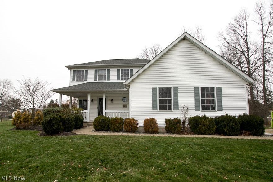 Beautiful Colonial on almost a acre of land. Brand new kitchen (entire kitchen remodeled) cabinets with granite counters, all new flooring on first floor, newer carpet, window treatments, formal dining area, Large Family room with fireplace. Master bedroom with bath. Beautiful landscaping, deck, shed and much more. Move in Ready.