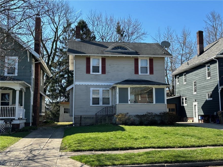 Fall in love with this charming colonial located on a quiet residential street!  Inside, gleaming hardwood floors stretch throughout the spacious living room, dining room and kitchen. There's an abundance of natural light which pairs nicely with the crisp white trim and neutral wall colors. The updated kitchen dazzles with granite countertops and KraftMaid cabinetry, plus a breakfast nook for casual dining. Retreat upstairs to three carpeted bedrooms with ample closet space and a full bathroom with updated Bath Fitter tub surround. This home also features updated electrical, newer boiler (2019), and enclosed front and back patios. Located within minutes of Route 8, shopping, parks, and schools. Don't miss out on an incredible opportunity to make this home with endless potential your very own!
