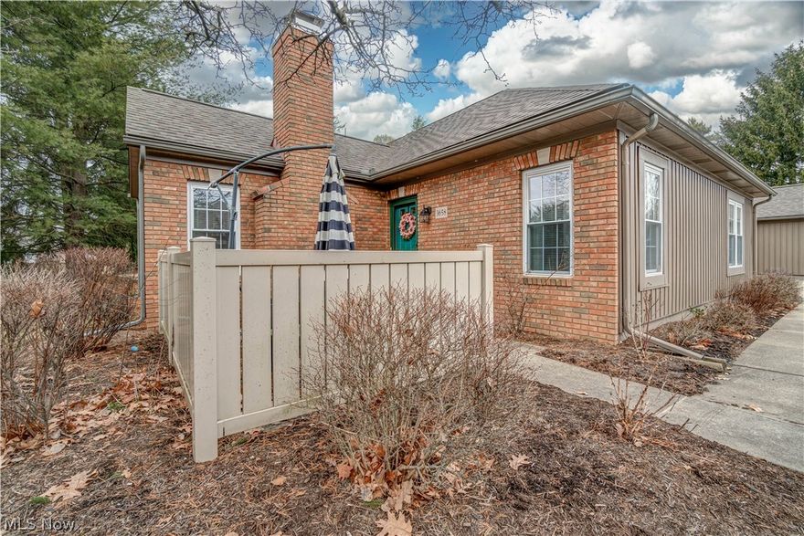 Move right into this condo in the desirable Barrington Place neighborhood!  Carefree living at its finest with all exterior maintenance taken care of including; snow removal, landscaping, mowing, trash, and even the roof!  Walk through the front door into the freshly painted living room with vaulted ceilings and a gas fireplace.  Open concept layout that flows into the dining area with wide plank LVP flooring that continues throughout the home.  The kitchen comes fully applianced with white quartz countertops and a breakfast bar.  The owner's suite has a walk-in closet that conveniently connects to the full bathroom.  A spacious spare bedroom and half bath off the hallway complete the space.  Great location close to everything that Belden Village has to offer. Living in the community allows you to use the clubhouse with a workout area and the in-ground pool!  Schedule your private showing today, this one won't last long!