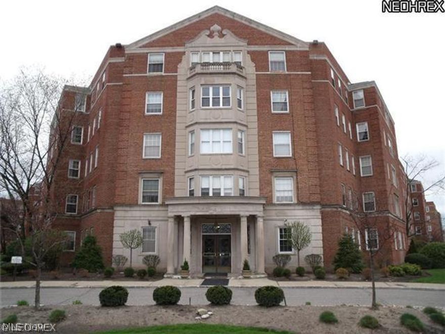 All utilities and cable TV included. You just pays phone and internet!. This 5th floor condo has plenty of  space 2 Bdrm, 2 Baths. Close to University Circle, Clinic, CWRU and Shaker Square. On-site/ on-floor laundry room; 24 Hr Staff. Heated secure parking-Great Value- Excellent Location.  For sale or lease.