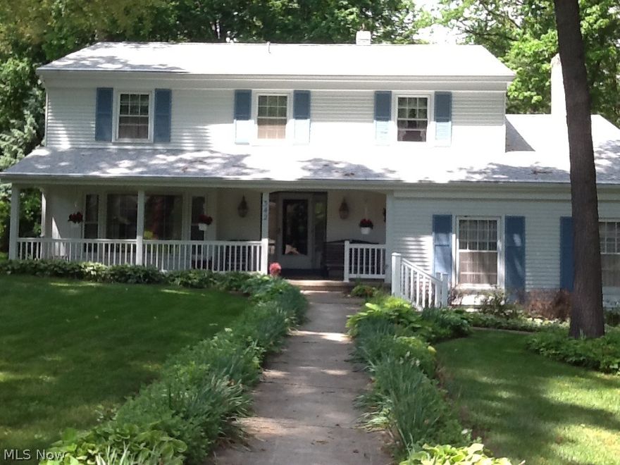 If you are looking for a true 5 bedroom home situated on a beautiful lot in Wooster's north end, look no further.  This home has beautiful space inside and out.  The large lot features plenty of privacy yet a beautiful yard to enjoy.  Inside you will find just over 2500 sq. ft. of finished living space on 2 floors featuring large rooms, and tons of storage space.  The 1st floor features, living room, formal dining, large kitchen with many custom cabinetry features including pull outs, plate rack and desk area, breakfast nook, 1st floor family room with wood burning fireplace and built ins leads to the gorgeous back yard, also 1st floor laundry and 1/2 bath.  Upstairs you will find 5 spacious bedrooms and 2 full baths including master bath with double sinks.  This home has been well maintained. Lower level features extensive wood working shop and has walkout stairs for ease of moving items in and out. Roof shingles new 2012.  Windows have also been updated along with appliances.  Within