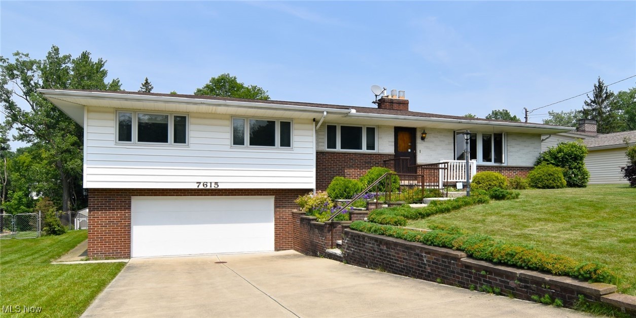 Welcome to 7615 Alan Parkway! This spacious 4-bedroom, 2.5-bath ranch offers solid construction, generous living space, and a prime location near I-71 and the Cleveland Metroparks Big Creek Reservation. Situated on a nice-sized lot, this home features newer carpet and updated kitchen flooring, providing a fresh start for your personal touches. This home has great bones and tremendous potential to become your dream space. The layout includes a large living room, formal dining area with built-in corner cabinets and four spacious bedrooms including a primary suite with a full bath. Basement features a half bath, game room, an extra recreation room as well as a utilty room and extra storage. Newer deck over a concrete patio overlooks the spacious backyard! The home has been lovingly maintained and is now ready for new owners. Don’t miss the opportunity to make this well-located home your own! Sold As Is.