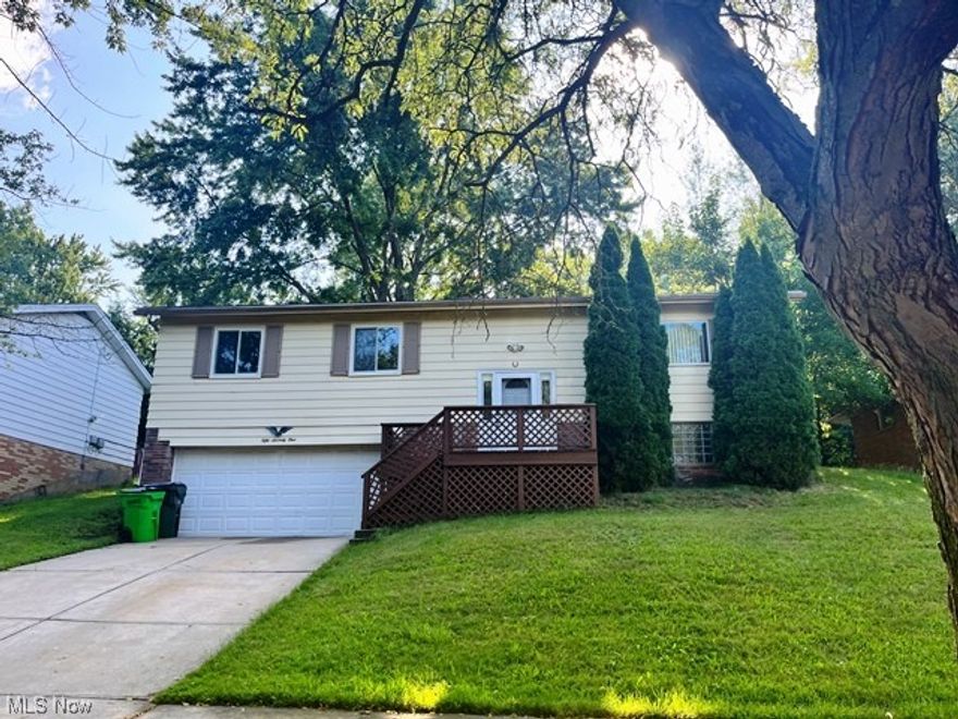 Welcome To Your New Home!  This Spacious Split Level Offers 3 Main Floor Bedrooms, A Formal Living Room, Both An Eat In Kitchen As Well As A Dining Area & A Cozy Sun room.  The Sun room Provides Direct Access To A Large Fully-Fenced Yard!  The Lower Level Offers A Half Bath, Utility Room, & A Bonus Room With Endless Possibilities!  Your New Home Is Completed With An Attached 2 Car Garage!  Call Today For A Private Tour!