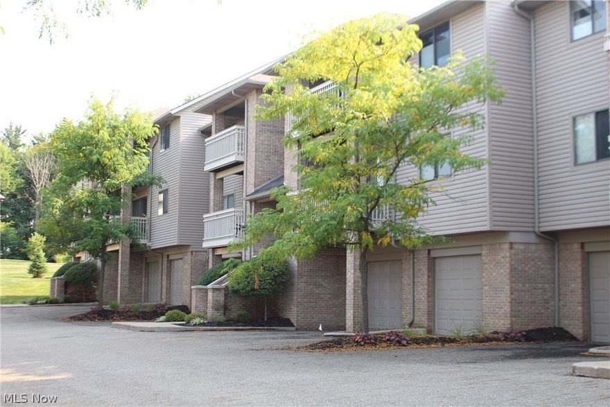 Available and  move in ready!  This beautiful, comfortable and affordable condo unit has everything you would need for a home:  2 bed 2 full bath, 2 walk-in closets, deck facing front, and patio directly leading to the professionally landscaped open common area. Plenty  of storage and food pantry.  All kitchen appliance , washer and dryer stay.  Attached 1-car assigned parking garage space with storage closet. This complex has a clubhouse for parties and workout room. HOA includes water, sewer, trash and snow removal and landscaping. Close to shopping, Summit Mall and highway access.
