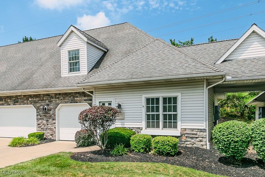 Welcome to this lovely condo in a desirable location. Step into the bright, spacious living room at 408 Fiddlers Way, where vaulted ceilings and neutral decor create an inviting atmosphere. This sunlit front room is the ideal spot to entertain. The generously sized kitchen offers ample countertop space, lots of cabinetry & a breakfast bar for casual dining.
 The dining area has access to the private patio which faces west to enjoy beautiful sunsets & the local wildlife, the perfect place for morning coffee. The 1st floor half bath is perfect for guests.  The 1st floor has new LVT flooring & lighting throughout. The 1st floor primary suite features a walk-in closet and a bath with a walk-in shower. The laundry room is conveniently located for ease of use. On the 2nd floor, there is a spacious loft overlooking the living room, perfect place for a home office or exercise area and there is access to a huge  unfinished storage area.  The 2nd floor Master suite is light filled & airy with a huge walkin closet , the updated full bath is adjacent. Conveniently located to shopping, the nature areas at Mentor Headlands & highways, this is the perfect spot to enjoy all Lake County has to offer. Easy Occupancy, come home!