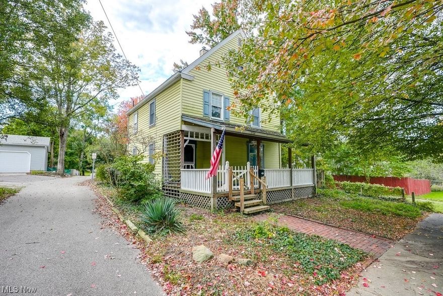 Don't miss out on this remarkable opportunity to own a charming colonial home from the post-Civil War era. Boasting three bedrooms and three baths, including a master bedroom with a full attached bathroom, this home offers comfort and convenience. The first floor is complete with a convenient laundry room, making daily chores a breeze. The partially finished attic provides additional living space and the potential for a fourth bedroom, giving you the flexibility to adapt the space to your needs. In addition, you'll find a spacious 2 1/2 car garage and an inviting large front porch, perfect for unwinding and enjoying the outdoors. This home combines the best of the past with modern comforts, creating a true gem. Embrace the dream, the character, and the endless possibilities that await within these walls. Your dream of owning a piece of history can become a wonderful reality. OPEN HOUSE Sunday, October 15th 10am -12pm
