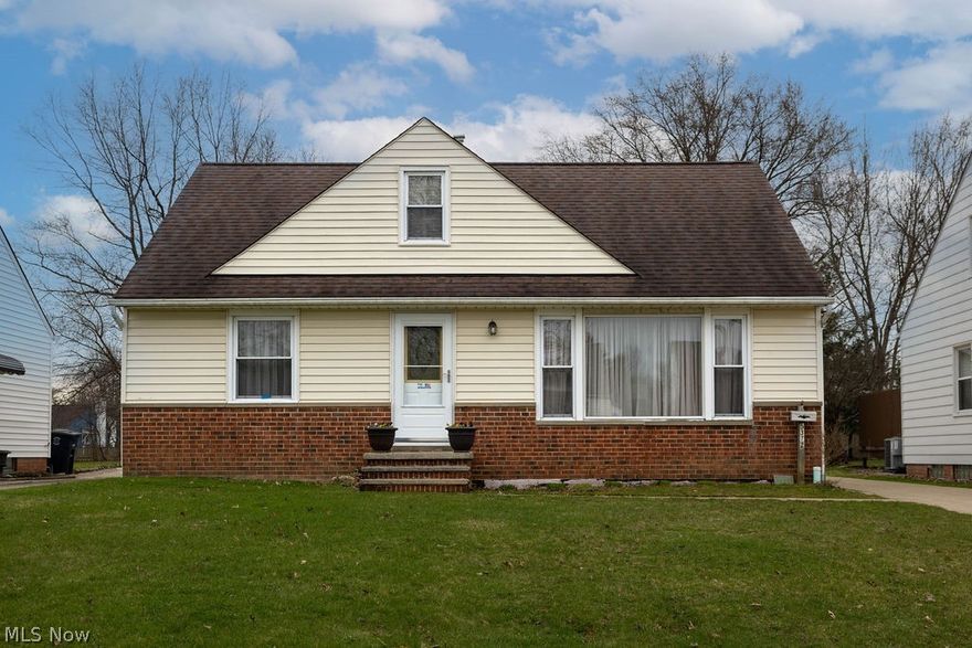 Welcome to this charming Lyndhurst Cape Cod. This 3-bedroom, 2-bath is conveniently located  within close proximity to parks, shopping, the community pool, and the freeway. The potential in this home provides a wonderful opportunity to update and add your personal touch. This home features an eat-in kitchen, a spacious upstairs bedroom with ample closet space, built-in drawers and shelving, and an expansive recreation room in the basement. Off the back of this home, you’ll find an inviting sunroom, a deck that is perfect for entertaining family and friends, an accessibility ramp, and a 2-story 2-car garage with plenty of space for your storage needs. Don’t miss the opportunity to call this home!