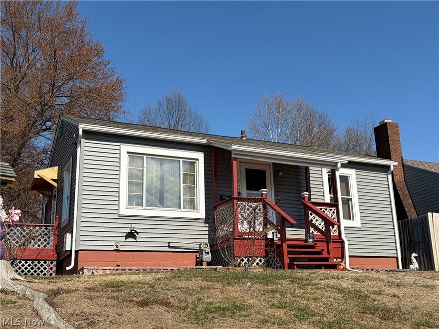 Cozy Ranch home on double Corner Lot with public utilities! Two bedrooms, one bath, big living room, full basement, new Roof and Vinyl Siding in 2024, extra lot! Rented, 48 hour notice needed.