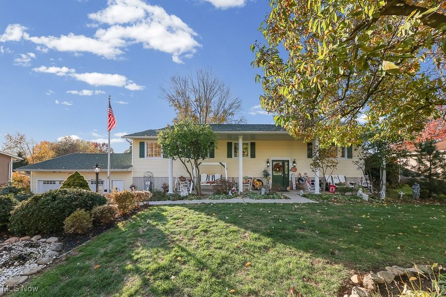 Lovingly maintained by its original owner for nearly 50 years, this well-crafted 4-bedroom, 3-full-bathroom bilevel perfectly balances timeless care with modern comfort. With over $100,000 in updates in the past decade, every detail reflects pride of ownership and enduring quality. The main level welcomes you with a renovated kitchen featuring granite countertops, custom cabinetry with pullout features, and modern appliances. The adjoining dining room opens to a 16’x13’ enclosed porch overlooking the scenic outdoor spaces. A comfortable living room and private hallway leading to four bedrooms and two full bathrooms complete this level, enhanced by new flooring and fresh paint throughout. The primary suite is a lovely retreat and offers an updated bathroom, closet organization system, custom blinds, and access to a private deck with serene views. The walkout lower level expands the living space with a large family room featuring a wood-burning fireplace, a versatile 20’x14’ bonus room perfect for a fifth bedroom or home office, a third full bathroom, laundry area, and generous storage. Convenient access to both the backyard and attached garage enhances everyday functionality. Surrounded by mature landscaping, the property’s outdoor spaces are a true highlight. The grounds include ornamental gardens and waterscapes, along with a recreation area featuring a playground, basketball half court and hoop, volleyball net, storage shed, and outdoor lighting. An expansive covered front porch with stately pillars adds to the home’s inviting curb appeal. Further enhancements include a new roof, vinyl siding, whole-house generator, along with newer mechanical systems throughout. Now, this treasured home is ready to welcome its next owner in The Meadow, one of Doylestown’s most pleasant communities. Be sure to schedule your tour and request the home resumé!