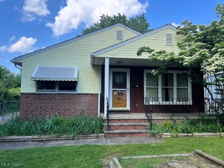 This ranch home offers the ease of one-floor living with a beautiful park-like backdrop. Inviting front porch ideal for morning coffee or relaxing evenings, an eat-in kitchen, a formal Living room, and 3 bedrooms with a full bath, all on the main level.  The finished basement provides additional living space with a recreation room, full bath, laundry area, and storage. Plus, a 2-car garage.  
Move in and make it your own!