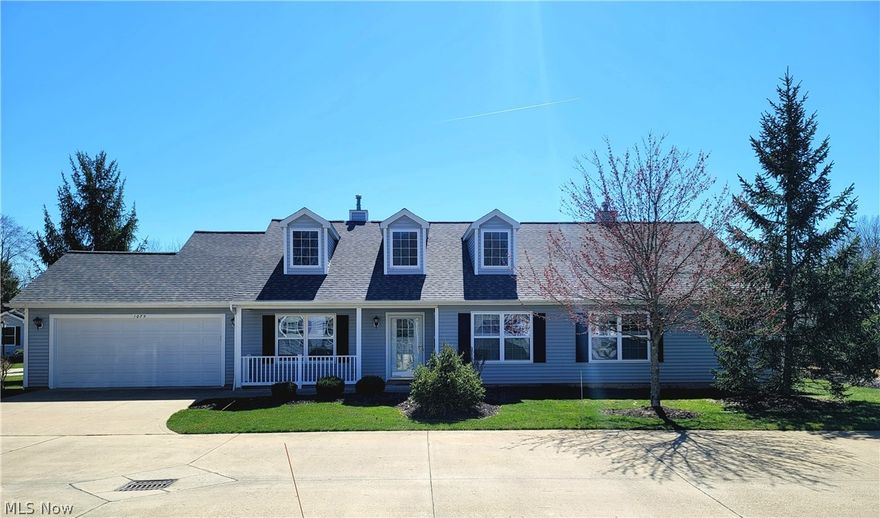 Resort living at it's finest! 2 inground swimming pools, club house/party room, exercise rm, & 2 tennis courts! The Lakes is a lifestyle community. The setting abounds with natural beauty including rolling hillsides, picturesque private lakes and serene woodlands. This freestanding cluster home allows for easy living, with all landscaping & snow removal handled for you by the association. Every room is flooded with natural light via large windows & skylights. Unique architectural elements throughout, punctuated with can lighting (2014), & unique ceiling angles. Home Office/den off foyer with vaulted ceiling & skylight. Complete kitchen remodel 2009. New fridge 2015. New microwave 2019. Great room has vaulted ceilings, gas fireplace, new picture window (2024) & a side door leading to the covered patio. Master bathroom was remodeled in 2013 with custom cabinets, double vanity, custom walk in shower & heated floors. Custom walk in closet added to master bdrm in 2023. Sliders in master lead to covered patio. Guest bdrm has vaulted ceilings & new window (2024). Guest bathroom shower new in 2014. Hunter Douglas blinds added to every window/glass door 2014. (raise up or down with the touch of a finger). Entire interior painted 2014. New hot water tank 2016. New furnace 2020. New A/C 2020. New gutters 2022. Exterior trim painted 2022. New roof 2023. New ceiling fan on covered patio 2023. Newer concrete coated/sealed garage floor & cabinets. 12x9 bonus room off garage not accessible from house! Bonus rm has central HVAC, ceiling light, & a window with a view! Perfect private (& quiet!) office space, or climate controlled storage area! This one won't disappoint!