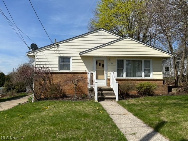 Beautifully maintained 2 bedroom 1 bath ranch house available for rent in Barberton! This bright and sunny home has a large living room and eat in kitchen with plenty of counterspace! Down the hall you'll find 2 nicely sized bedrooms and a surprising amount of closet space! The full bath is recently remodeled. Fresh paint throughout. Lots of storage down the basement and in the one car detached garage. Very nice size lot! This home shouldn't be missed! All adult occupants are required to fill in an online application that runs credit, criminal and eviction history plus income verification. $50 per applicant. No Smoking.