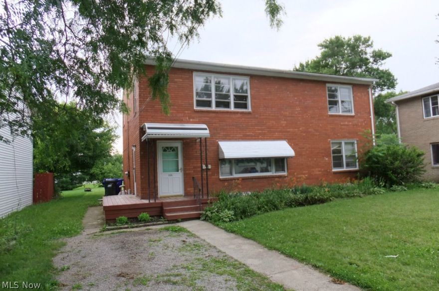 Great Investment or Residence! Remodeled and renovate upper and lower levels. Units freshly painted and newly carpeted, upgraded light fixtures and some minor electrical and plumbing work, newer cabinetry first floor unit. Separate laundry facilities in basement as well as mechanicals (HWT/Boiler Furnace and Electrical Panel boxes). All separate utilities (Electric,Water,Gas). Large yard and wrap around deck front and side of home. All brick exterior! Great Location!