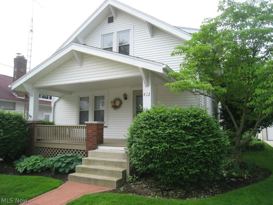 Move in NOW and get ready to decorate this beautiful, well-maintained home for the holidays and celebrate special times with your family!  This older home, located in the heart of the Hoover District in North Canton, is within walking distance to the North Canton library, YMCA, banking and restaurants, and Hoover football games, just to name a few! The first floor includes the master bedroom w/ two large walk-in closets, full bathroom, kitchen pantry and an updated kitchen w/ ample cupboard space and newer appliances.  Formal dining room w/ connecting living room boast good natural light & beautiful woodwork.  Two bedrooms on second floor each have ample closet and storage space.  The full bath on the second floor features a walk-in shower.    The full basement offers vented glass block windows, more storage space and additional food pantry, laundry room with high efficiency furnace (2011) and a bonus room that includes a gas fireplace.  This home is enhanced w/ Central Air, 100 amp el