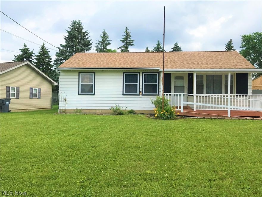 Great Austintown ranch with a facelift.  Completely remodeled and modern kitchen, brand new bamboo hardwood flooring through out, New roof in 2015, Bathroom completely gutted and updated 2013. New composite deck off of bonus room. Attached fully insulated 2 car garage. Partially fenced in yard along with a shed for even more storage. This home has been pre inspected and also comes with a one year home warranty from 2-10. All appliances stay. New Sump pump. Ohio State Waterproofing did tons of work in basement for buyers peace of mind. Comes with a transferable warranty to new owners.