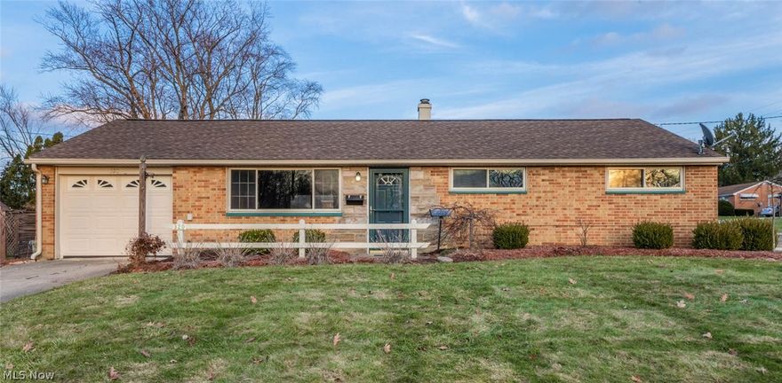 Everything on one level and situated on a fenced-in corner lot, this home offers the convenience you've been looking for. Featuring all newer flooring, kitchen, bathrooms, and nest system. In addition to the front driveway and attached garage, there's a partially covered cement patio/driveway off the kitchen giving plenty of space for more parking and/or entertaining. Call today to make this your new home!