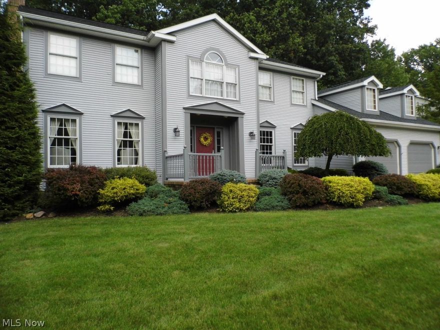 Seriously...you've been waiting on this home to come on the market! 1685 Bobwhite Trail Stow OH 44224 Custom Built, Original Owner (moving to condo) Center hall Colonial with professional landscaping, 4 bedrooms, 3.5 bathrooms, 2 car garage, 4 Season Room, Deck, Full Finished Basement Level with open entertainment area with full wrap around Wet Bar, Recreation Room w/ Fireplace, Full bath and additional rooms, home is accented with a rear Florida Room with vaulted ceiling that is a true 4 season room with French Doors, leads to large deck and gorgeous rear yard with mature trees and park behind! The Family Room w/ Fireplace & Bow Window flanks the Eat In Kitchen with tons of cabinetry, all appliances & Laundry Room with  Den/Study/Library, Bonus Room on other side of half bath. The gorgeous entry is flanked by the Dining Room with trim accents and French Doors. Tons of Storage in this home with many built in shelving areas, closets, and attic storage above the garage. NEW Furnace 2013