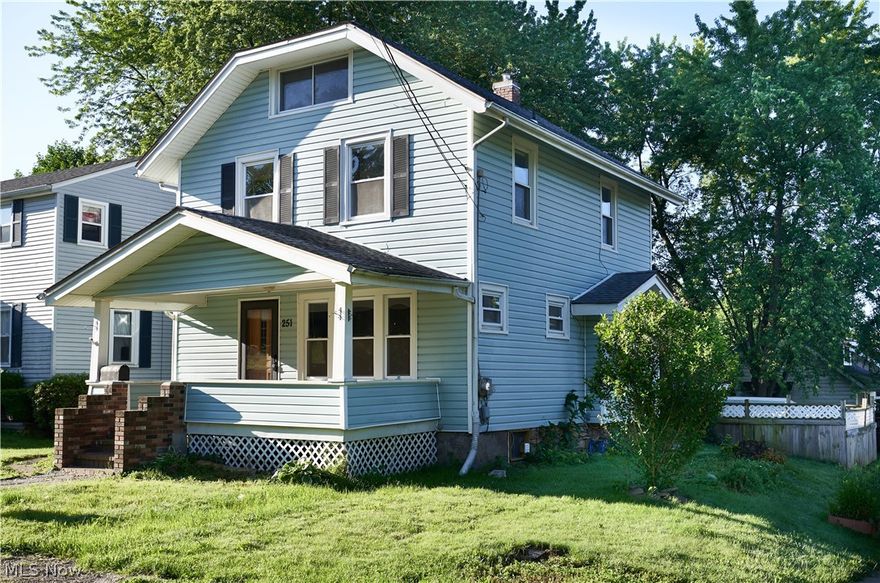 This beautiful colonial home just updated & in the heart of Wadsworth is ready for you to enjoy the central location close to downtown. Warm & inviting home has original woodwork, new carpet, & new vinyl plank wood flooring throughout, fresh paint, and more. Living room w/a faux fireplace & dining room w/window bench seating, new lighting fixture & built in cabinetry. Kitchen offers slate tile floor, freshly painted cabinets & backdoor that allows easy access to the tiered deck & patio for all your outside fun. Upstairs, find 3 nicely sized bedrooms w/new carpet, deep closets & new ceiling fans, along w/a full bathroom w/new flooring, updated paint, & soaking tub w/new tile back splash. Built-ins cabinetry in the hall, add plenty of space for storage needs. The finished walk up attic is a real bonus that can be used to suit any of your family’s wants! Full basement is already roughed out to be finished for any additional space you would like. If that is not enough, there is already a b