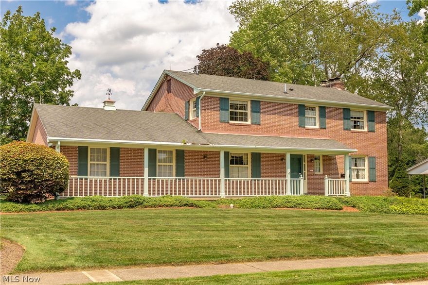 Welcome Home to this beautifully Built, one owner home in the heart of North Canton!  From the beautiful front porch that stretches across the front of the home, to the all seasons room, separately heated and cooled, looking at the well manicured back yard and North Canton Intermediate School.  There are sidewalks to enjoy and is less than one mile to the North Canton YMCA! This all brick home has a gas fireplace in the large living room that is also lined with windows and plenty of space for the family to relax! All Appliances stay with the home along with the updated security system.  There are 3 Bathrooms- one half bath on the first floor, and two full bathrooms on the second floor.  There is a first floor den and a separate entrance to another separately heated and cooled room also.  Gutter guards on all gutters and an irrigation system for your outdoor watering made easy!!  Don’t miss out on this home.  It has been meticulously taken care of!