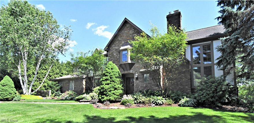 Welcome to 4400 Idlebrook Drive in the Heritage Hill Development in Bath. This 1 owner, custom-built home has much to offer the buyer in design, quality, floor-plan, and a cul-de-sac setting. This Tudor style home of brick, cedar, stone, and stucco offers 4 generous-sized bedrooms, 2 full baths, and 2 half baths. The family room with fireplace is 18x17 with much room for the family and friends to gather. The large, open kitchen and dinette adjoins the family room for all to gather. The very inviting sun room is light and airy, with a panoramic view of the beautifully maintained 1.61 acre lot. Call to preview today!