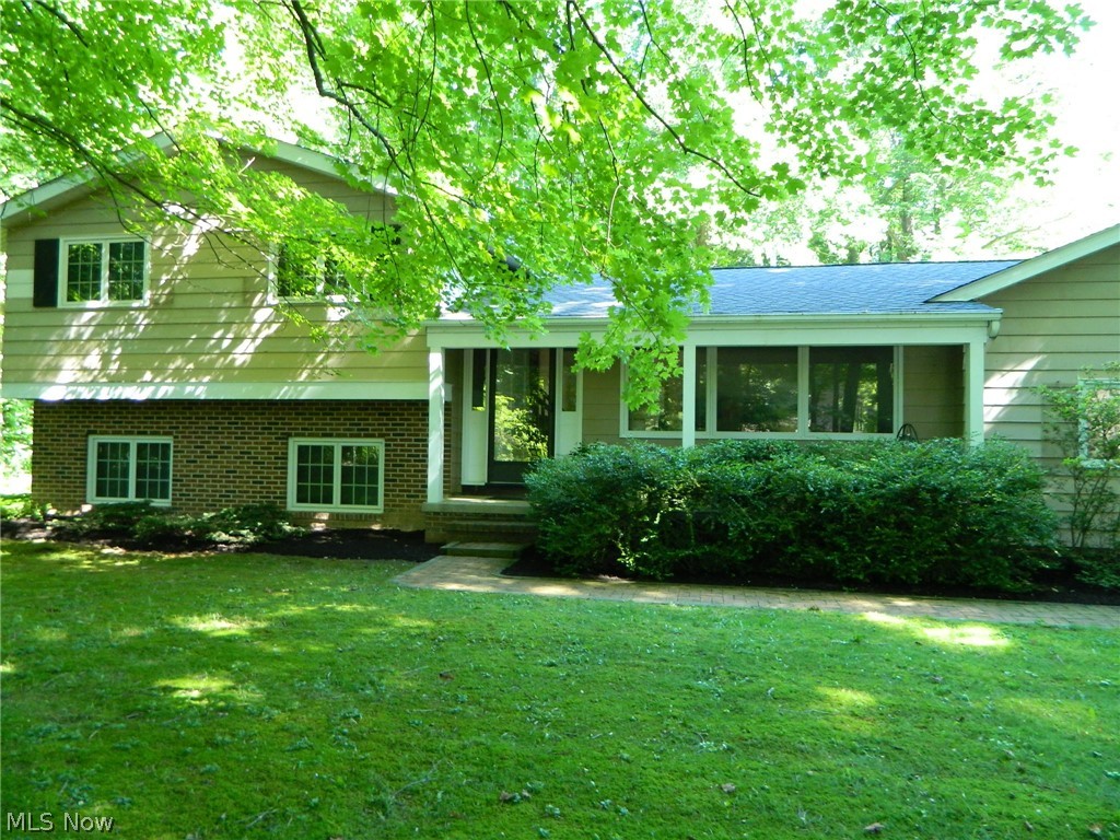 Comfortable, country living is found in this home on 2.53 acre wooded lot*Privacy abounds*This 3 bedroom home has 2 full baths*Front porch to relax on, as well as a large rear deck and patio*Eat-in kitchen, with island/breakfast bar, and windowed wall (Pella windows) to enjoy the natural parklike view/setting and sliders to access your deck*Formal Dining area and Living Room feature bamboo flooring/vaulted ceiling in LR w/beam*Foyer w/hardwood floor & coat closet*Lower level with Family Room and WBFP w/heatilator, office may be suitable for 4th BR, and a full bath*2nd level has Master and 2 additional bedrooms, and full bath*All bedrooms have ceiling fans*Partial basement has laundry area, and floored crawl space for storage*Garden/Yard shed includes riding lawn mower and snowblower*Roof is approximately 6 yrs, with complete tear-off and 30 year shingles*Septic cleaned 2018 and inspection order has been placed with County*Well = Good tested 6/2020*200amp Electric/Breakers*Septic Pump 2