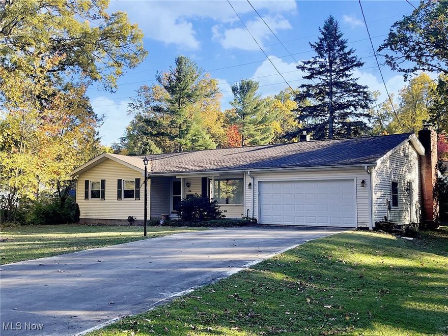 Been holding out for the perfect blend of easy maintenance inside with nice space outside? Nestled in one of Kent’s most desirable neighborhoods, this home offers an exceptional opportunity for one floor living, plus the added convenience of being moments to KSU, downtown Kent, within a mile of I-76, and close to state routes 43, 261 & 303. A formal entry leads you into a spacious living room with picture window, overlooking a serene front yard. You’ll love creating meals in the galley kitchen featuring loads of cabinets for storage, and all of the appliances. A great house for entertaining, pretty wood floors extend from the formal dining room, through the kitchen, to a comfortable family room with a woodburning fireplace, serviced just in time for the chilly months ahead! Two of the bedrooms have hardwood floors, and there is hardwood underneath carpet in the third. All three bedrooms have double closets which will be great for storage, and the primary bedroom has a convenient en-suite bath with shower. The partial basement has laundry hook-ups and crawl spaces for added storage, too. When it comes to updates, the heavy lifting has been done. The deck surface is brand new, the furnace, water heater, dishwasher and the electrical panel were replaced summer of 2023, and a new roof was installed in 2022. If you favor a strong sense of community and education, Kent offers so much, including nearly 20 parks and preserves, including Plum Creek Park; a jewel in Kent area that encompasses 25 acres, including a playground area, baseball diamond, sand volleyball court, an open recreation area, three picnic shelters, basketball courts and several small bridges that lead to islands that are great places for fishing! It was developed with special consideration, so that it’s accessible to all. Add in the highly rated public school district, with it’s strong curriculum and loads of special student and family services, and this one is a sure winner!