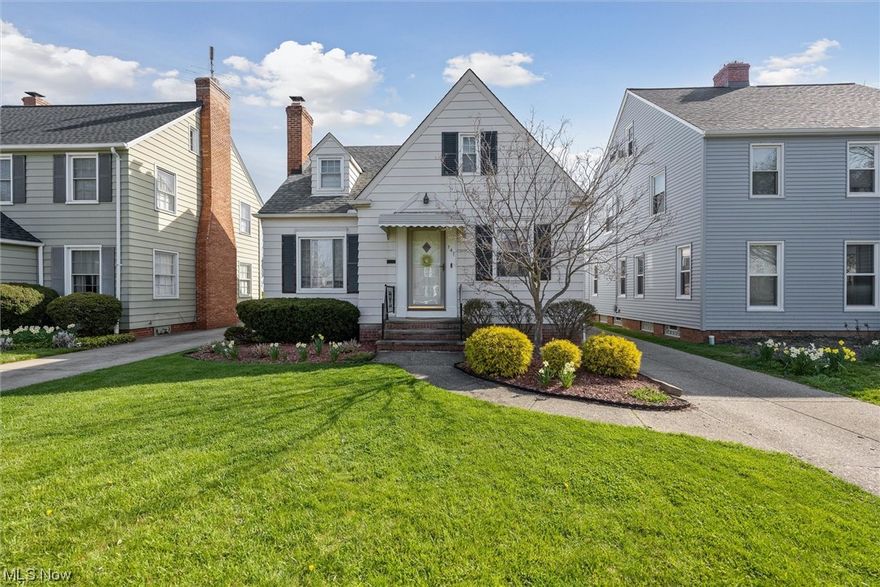 Welcome home to this charming 3 bedroom 2 bathroom cape cod style home located in the Edgecliff Beach Club community.  Enjoy life by the lake from your private beach club and park located just a short walk from your front door.   This well maintained home features two first floor bedrooms as well as a large bedroom and bonus room on the second floor.  In the basement you'll find a large family room perfect for entertaining as well as a second full bathroom and laundry area.  This home is just a few blocks away from restaurants, shopping and entertainment and quick access to freeways make getting around the Cleveland area a breeze.  Edgecliff Beachclub (membership optional) hosts a variety of fun events throughout the year and features a large playground, pavilion, club house, basketball and bocce courts, and a fishing pier. Schools, hospitals, Sims Park and Briardale golf course are all just a few minutes away as well.