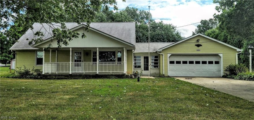 Welcome home to this 4 bedroom 2.5 bath home on over half acre in Wadsworth.  This is the perfect home for raising a family.  On the first floor you will find 2 bedrooms and a full bath along with a large living room and eat-in kitchen with beautiful Oak cabinetry.  Upstairs you will find 2 more large bedrooms and another full bath.  The waterproofed walk out basement is perfect for a workshop or can be finished for additional living space.  The big yard is perfect for entertaining and you will find plenty of space to enjoy sitting on the covered front porch or relaxing on the covered patio in the back.  There is also a great enclosed porch where you can enjoy 3 season living as well.  This home has been well cared for and has many updates and improvements.  A 1 year home warranty is also included.   Call now for your private showing.