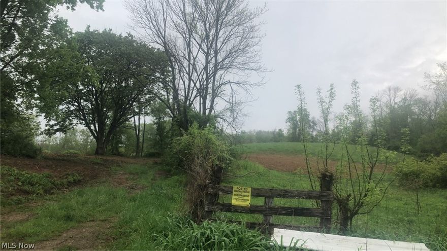 81+ Acres of land that is a perfect starter farm. This property has it all! Located less than 6 miles from town. This farm is a rare find with a great mix of creek frontage, a stocked pond, homesite, some fenced pasture, 38 acres tillable and 57 acres wooded and mineral rights (per owner) All this plus its located near Ohio's newest state park Jesse Owens State Park and close to AEP RecReation land and the Big Muskie Memorial. You could be a cattle farmer or have a horse ranch and still have plenty of area for hunting on this property. Located on a paved road, with road frontage on 2 roads. Call for your appointment today!