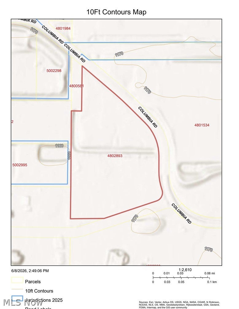V/L Approx 7.59 Acres Columbia Road